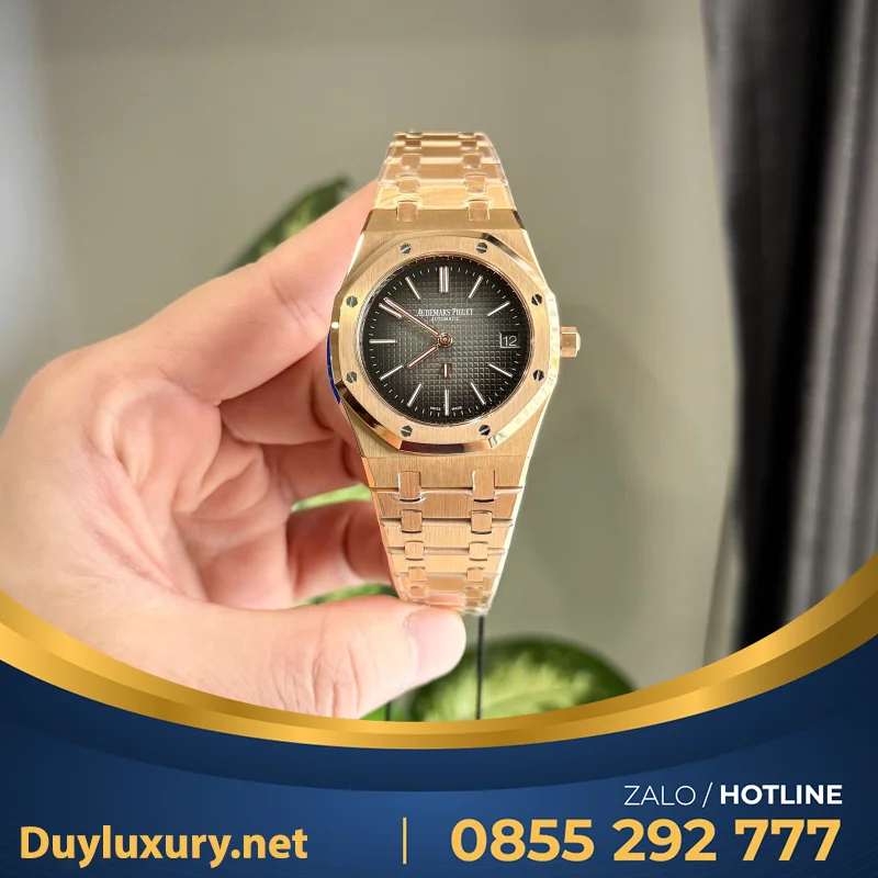 Bộ Sưu Tập Đồng Hồ Audemars Piguet Royal Oak Jumbo Extra-Thin 15202ST Replica 39mm