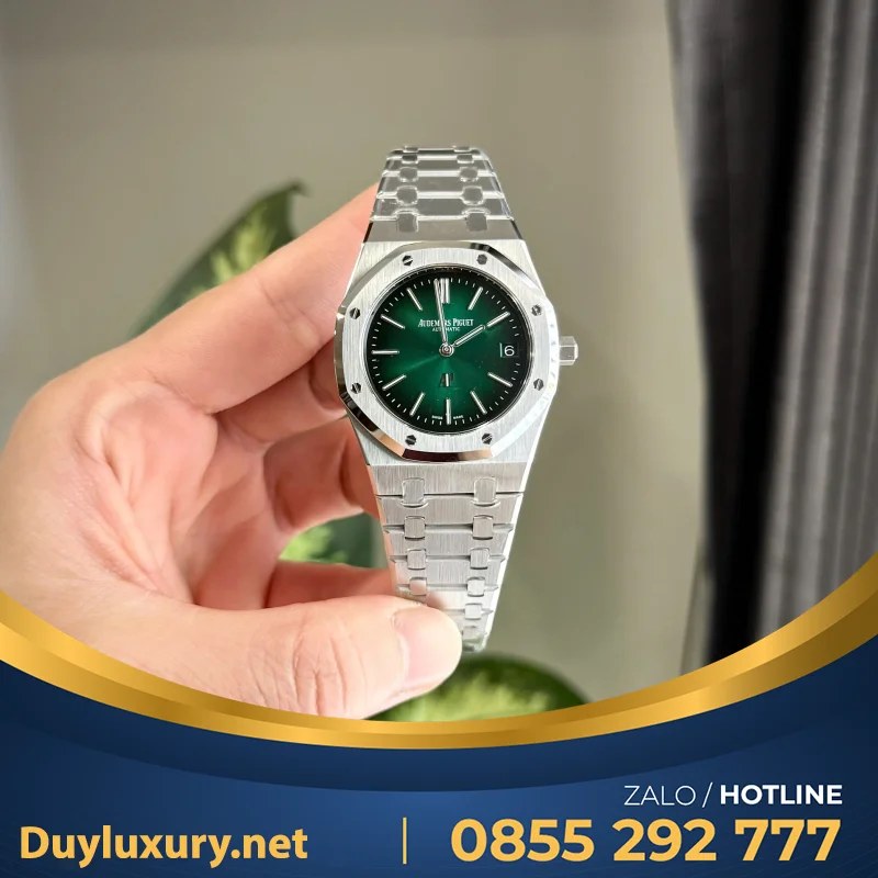 Bộ Sưu Tập Đồng Hồ Audemars Piguet Royal Oak Jumbo Extra-Thin 15202ST Replica 39mm