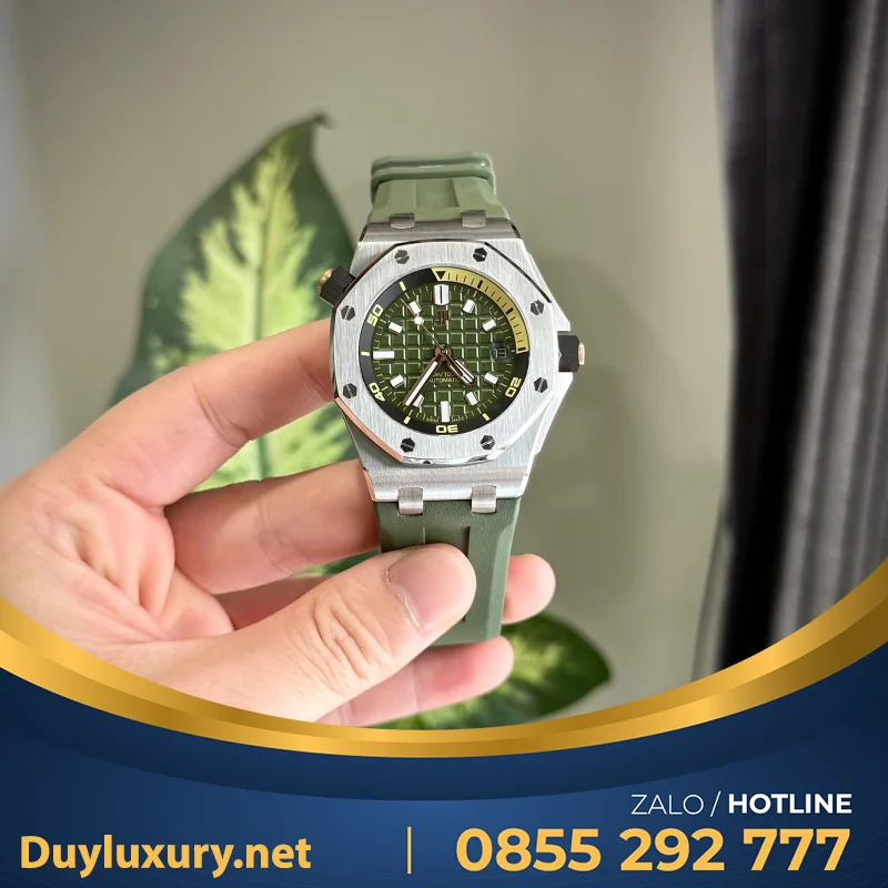 Bộ Sưu Tập Đồng Hồ Audemars Piguet Royal Oak Offshore Viền Cao Su Replica Cao Cấp 43mm