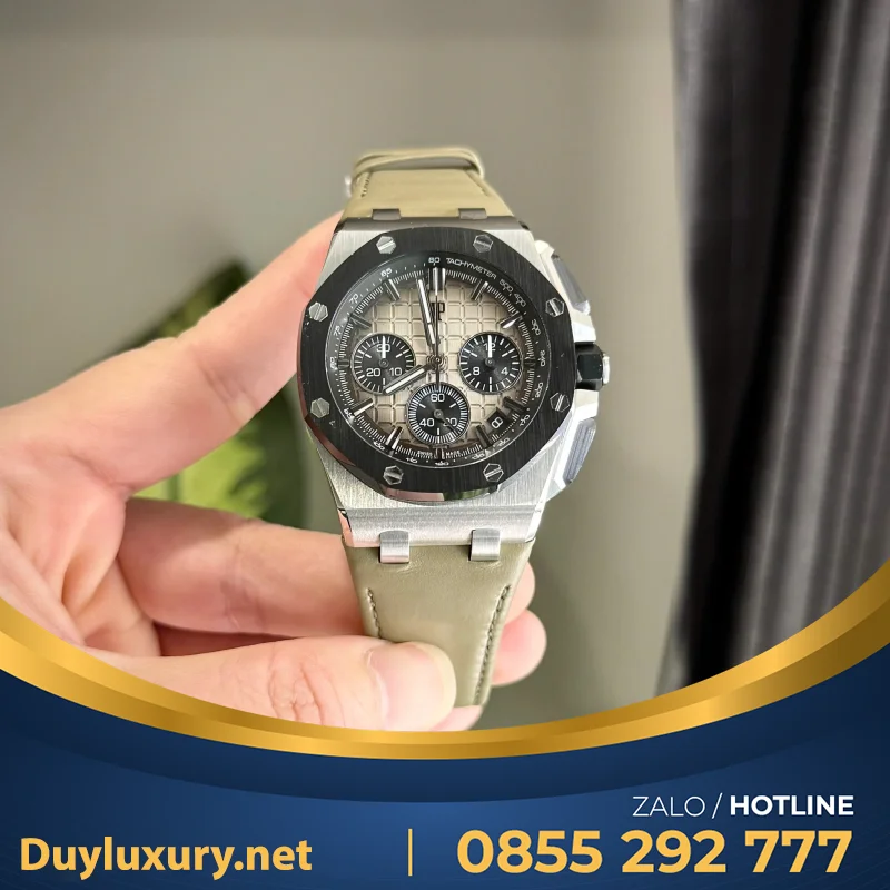 Bộ Sưu Tập Đồng Hồ Audemars Piguet Royal Oak Offshore Viền Cao Su Replica Cao Cấp 43mm