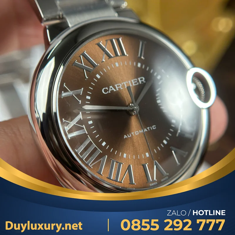 Đồng Hồ Cartier Ballon Bleu  Máy Eta 2824—Size 40Mm Mặt Đen Phù Hợp Với Số Đông Cổ Tay Của Anh Em Vừa Mới Ra Mắt Của Nhà Máy Af
