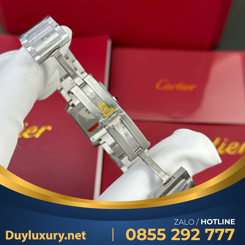 Đồng Hồ Cartier Tank Francaise Ladies Small Model— Size 21.2Mm X 25.7Mm— Máy Pin Quartz Ronda Thuỵ Sỹ— M1 Factory