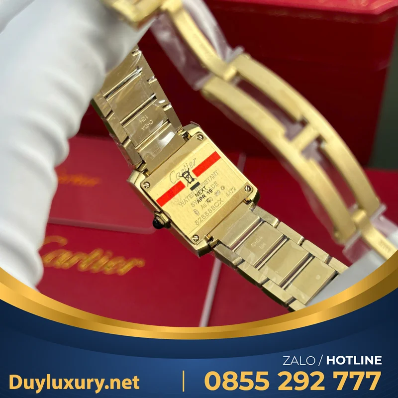 Đồng Hồ Cartier Tank Francaise Ladies Small Model— Size 21.2Mm X 25.7Mm— Máy Pin Quartz Ronda Thuỵ Sỹ— M1 Factory