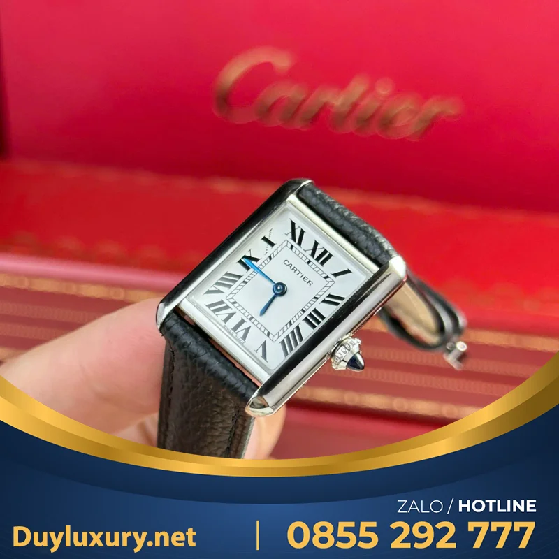 Đồng Hồ Cartier Tank Must Small Size— Size 22 X 29.5Mm