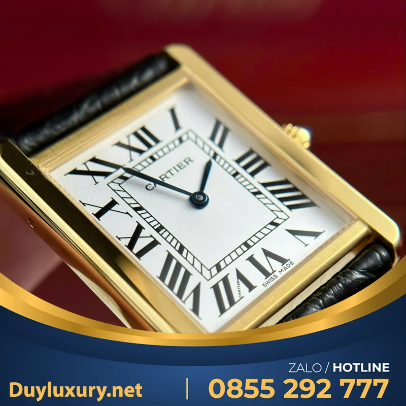 Đồng Hồ Cartier Tank Solo Large Model— Size 27.5Mm X 35Mm