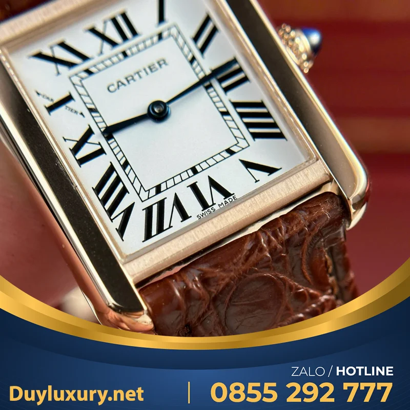 Đồng Hồ Cartier Tank Solo Small Model— Size 25Mm X 31Mm