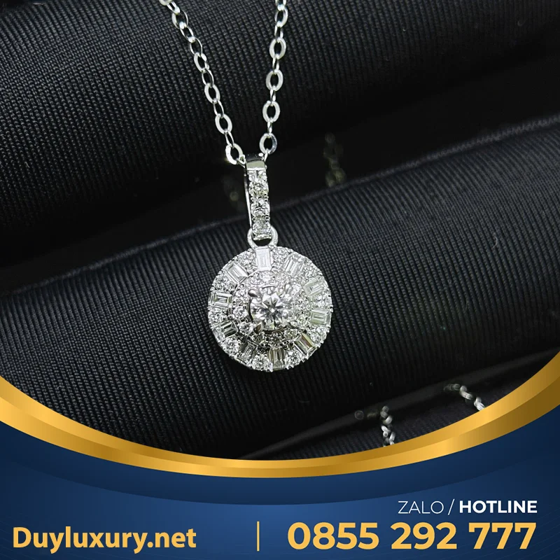 Combo Dây Chuyền - Bông Tai Hoa Mẫu 3