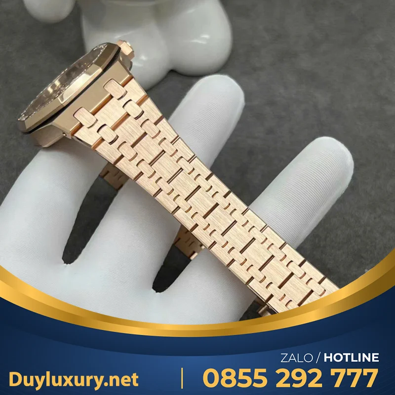 Đồng Hồ Audemars Piguet 154510 Chết Tác Vàng Hồng 18k Kim Cương Thiên Nhiên 37mm