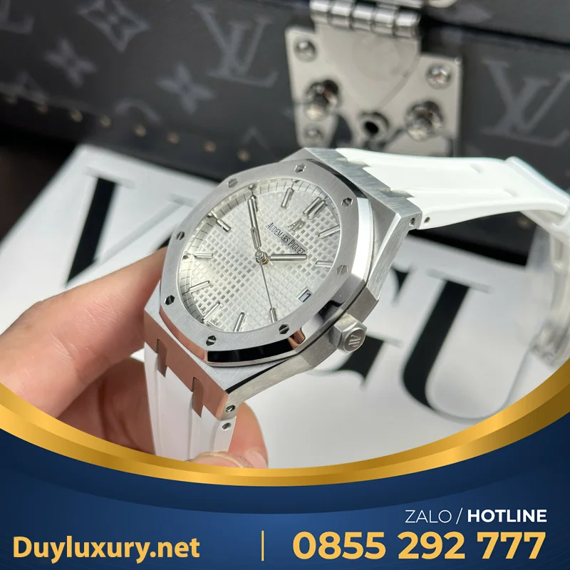 Đồng Hồ Audemars Piguet Royal Oak 15500ST Mặt Trắng APS Factory 41mm