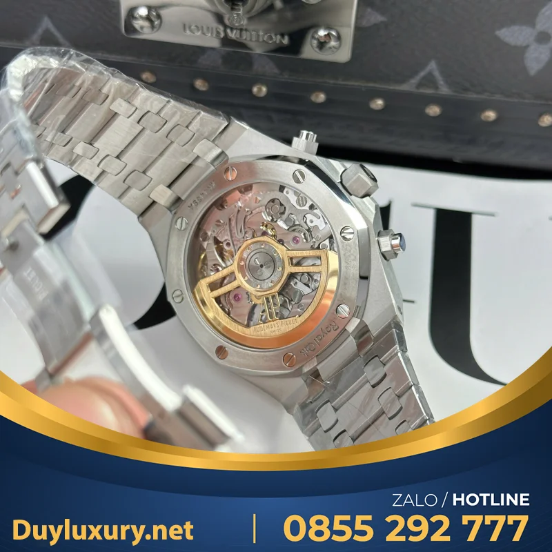 Đồng Hồ Audemars Piguet Royal Oak 26240 Replica 11 Màu Trắng Hồng Mặt Xanh APS 41mm