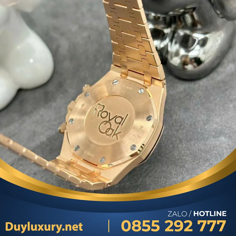 Đồng Hồ Audemars Piguet Royal Oak 26331 Chế Tác Vàng Hồng 18k Blue Dial 41mm