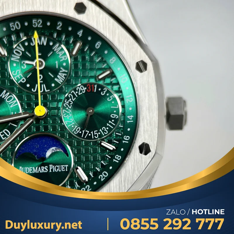 Đồng Hồ Audemars Piguet Royal Oak 26574ST Replica 1:1 Mặt Xanh Lá 41mm