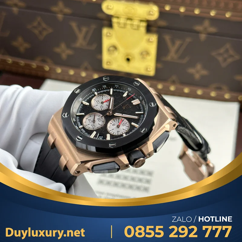 Đồng Hồ Audemars Piguet Royal Oak Offshore Chronograph 26420 Rep 1 1 Mặt Xanh Nhà Máy APP 43mm