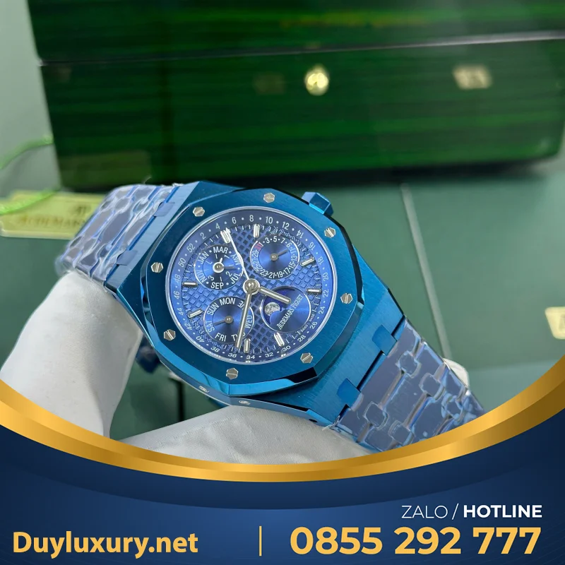 Đồng Hồ Audemars Piguet Royal Oak Perpetual Calendar 26579CS Replica 11 Màu Xanh Nhà Máy BBR 41mm