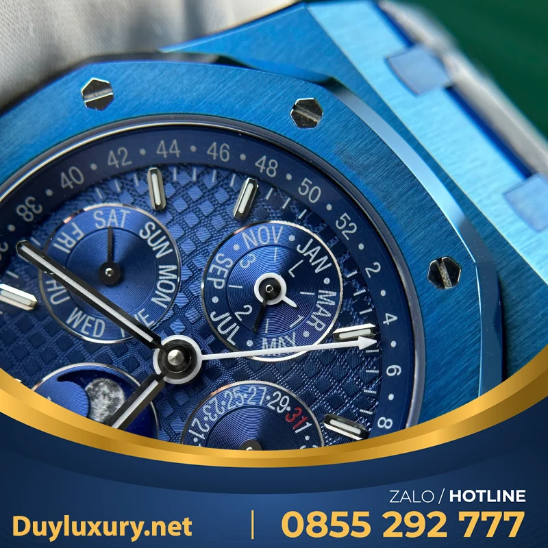 Đồng Hồ Audemars Piguet Royal Oak Perpetual Calendar 26579CS Replica 11 Màu Xanh Nhà Máy BBR 41mm