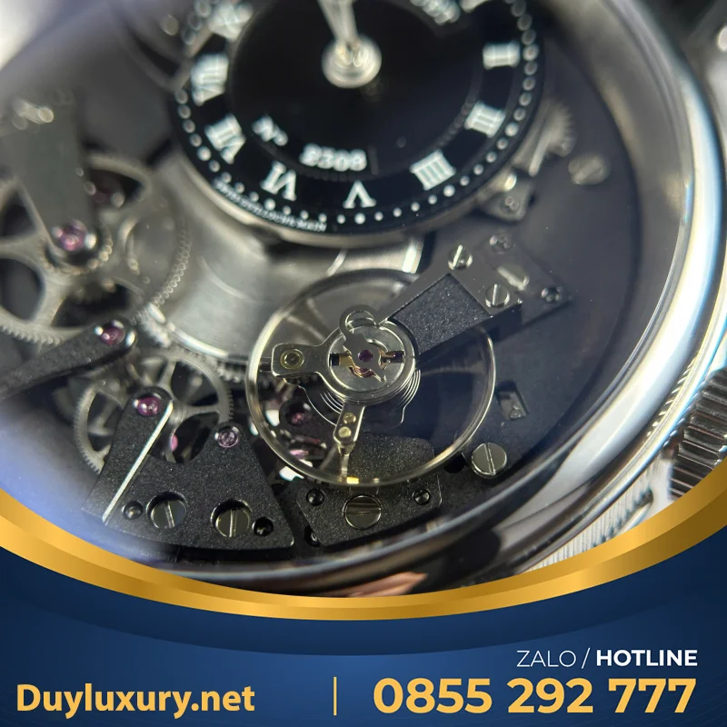 Đồng Hồ Breguet Tradition 7057 Replica Cao Cấp Dây Da Đen Nhà Máy ZF 40mm