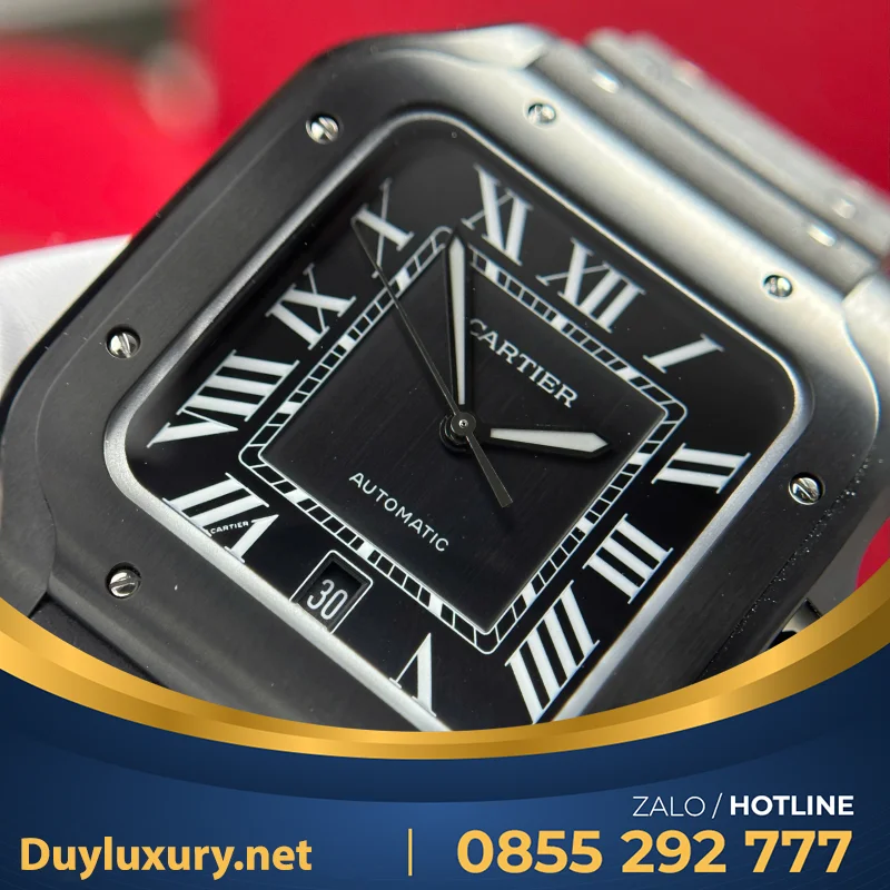 Đồng Hồ Cartier Santos de Cartier WSSA0013 Rep 1:1 Black Dial BV 39.8mm