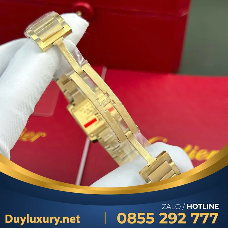 Đồng Hồ Cartier Tank Francaise Ladies Replica 11 Gold21.2x 25.7mm