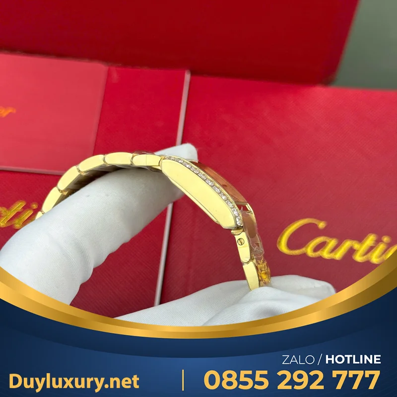 Đồng Hồ Cartier Tank Francaise Ladies Replica 11 Gold21.2x 25.7mm