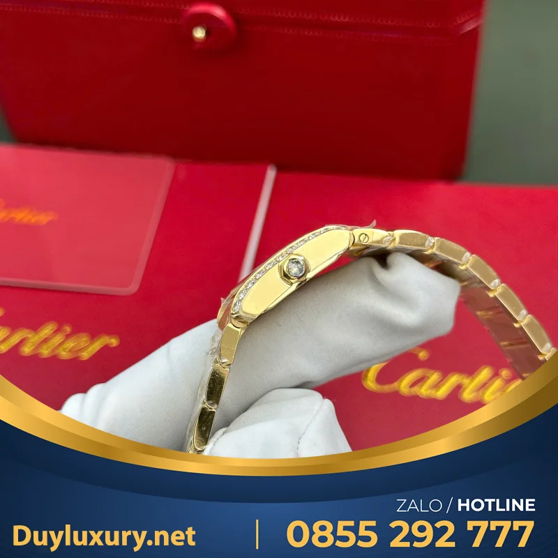 Đồng Hồ Cartier Tank Francaise Ladies Replica 11 Gold21.2x 25.7mm