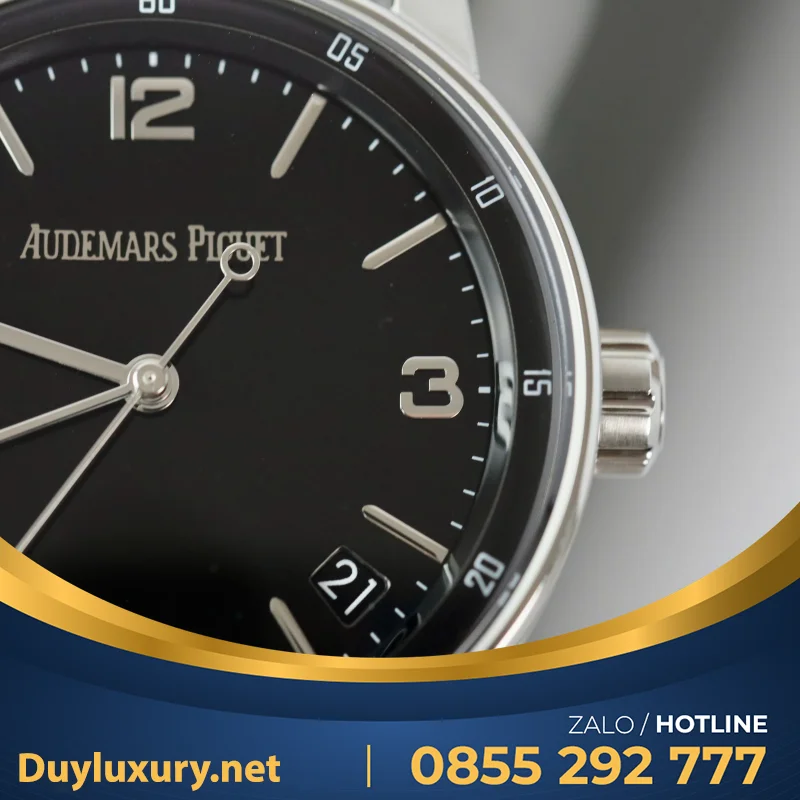Đồng Hồ Chế Tác Audemars Piguet Code 11.59 Selfwinding 15210OR Mặt Đen Nhà Máy APS 41mm