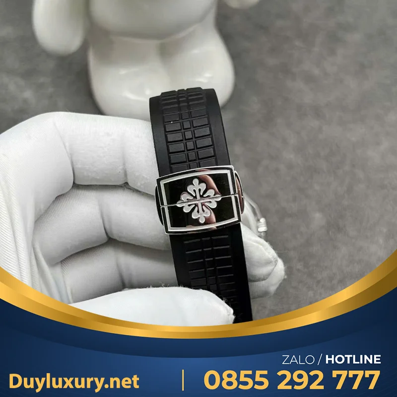 Đồng Hồ Chế Tác Patek Philippe Aquanaut 5167 Vàng Trăng 18k Kim Cương Thiên Nhiên Chuẩn Auth 40mm