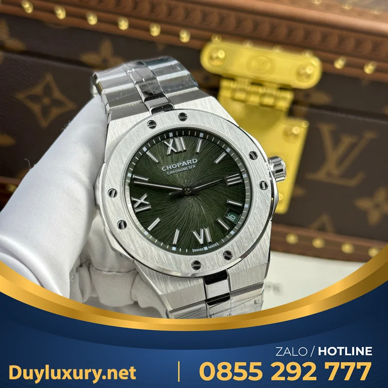 Đồng Hồ Chopard Alpine Eagle 298600 Replica 11 Mặt Xanh Nhà Máy Gh 41Mm