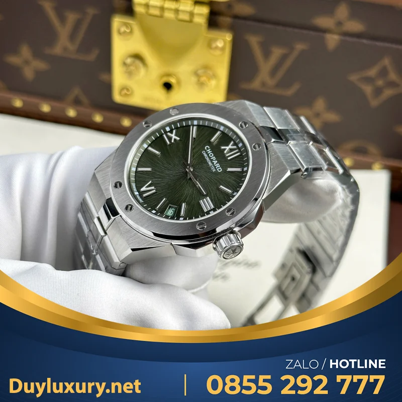 Đồng Hồ Chopard Alpine Eagle 298600 Replica 11 Mặt Xanh Nhà Máy Gh 41Mm