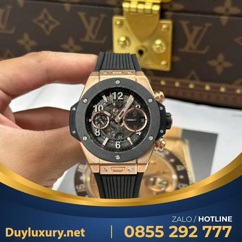 Đồng Hồ Hublot Big Bang Unico King Gold Chế Tác Nhà Máy Bbf 42Mm