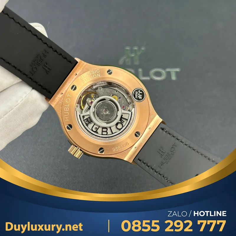 Đồng Hồ Hublot Classic Fusion King Gold Gray Replica 1:1 Nhà Máy JJF 38mm