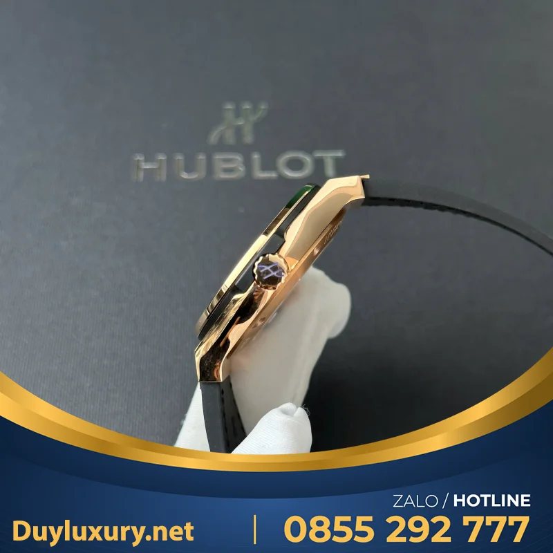 Đồng Hồ Hublot Classic Fusion King Gold Gray Replica 1:1 Nhà Máy JJF 38mm