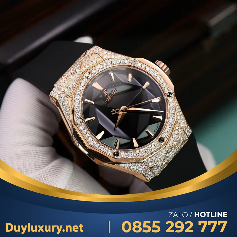 Đồng Hồ Hublot Classic Fusion Orlinski Full Diamonds Replica 1:1