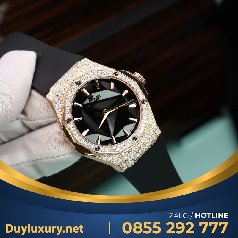 Đồng Hồ Hublot Classic Fusion Orlinski Full Diamonds Replica 1:1