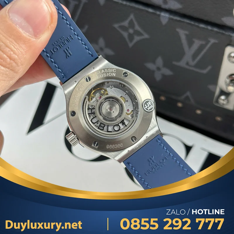 Đồng Hồ Hublot Classic Fusion Titanium Replica 1:1 Màu Xanh Dương JJF 38mm