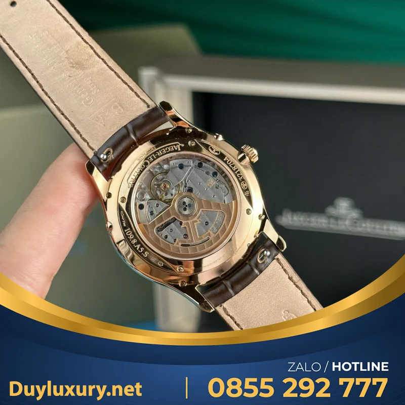 Đồng Hồ Jaeger Lecoultre Chế Tác Master Ultrathin Moon Màu Đen 39Mm