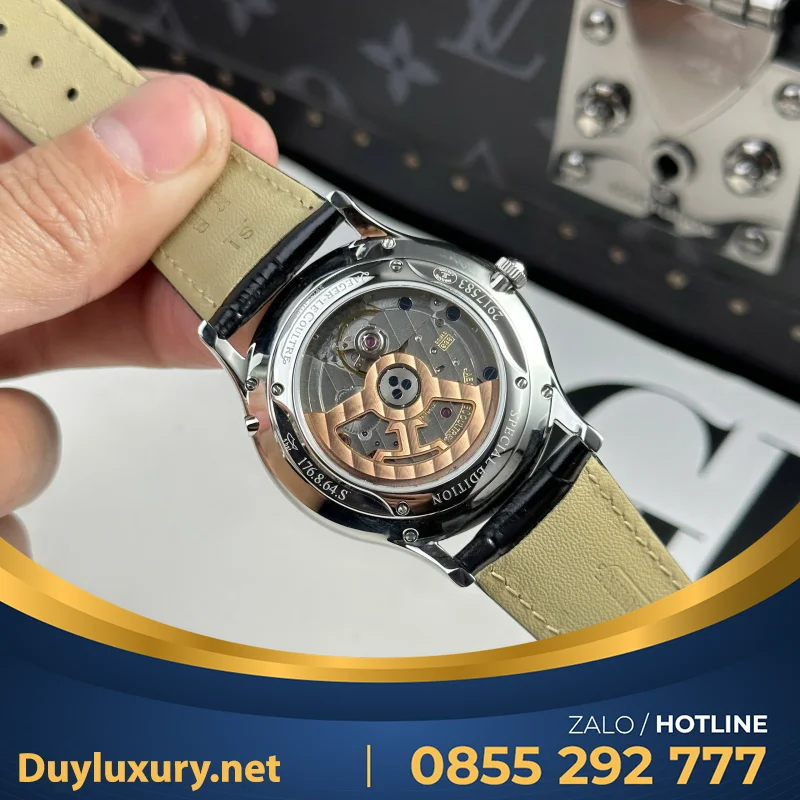 Đồng Hồ Jaeger LeCoultre Replica 11 Master Ultrathin Perpetual Calendar Mặt Đen Nhà Máy VR 39mm