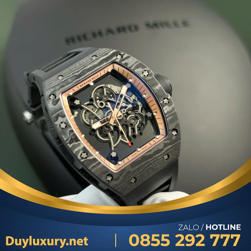 Đồng Hồ Nam Richard Mille Rm055 Bubba Watson Rep 11 Cao Cấp Nhà Máy Aps 42.7×49.9Mm