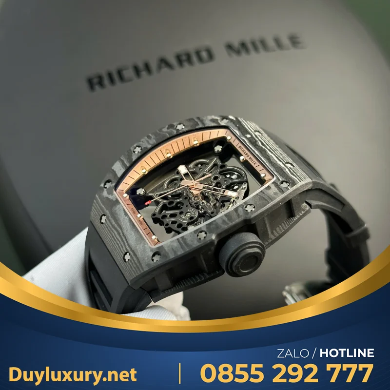 Đồng Hồ Nam Richard Mille Rm055 Bubba Watson Rep 11 Cao Cấp Nhà Máy Aps 42.7×49.9Mm