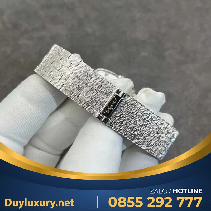 Đồng Hồ Nữ Chopard Chế Tác Vàng Trắng Kim Cương Thiên Nhiên 30.5 mm