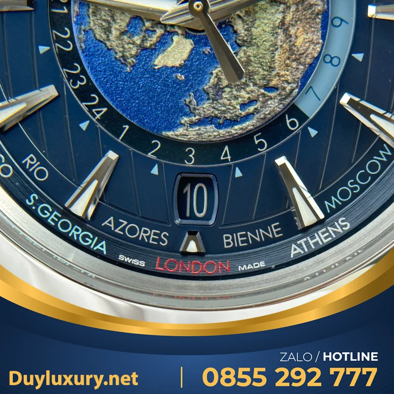 Đồng Hồ Omega Aqua Terra Worldtimer Replica 1:1 Thụy Sỹ VS Factory 43mm