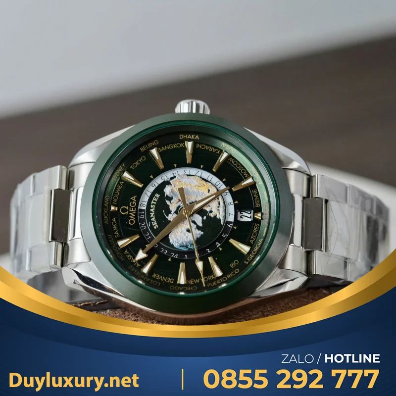 Đồng Hồ Omega Seamaster Aqua Terra Rep 11 Màu Xanh Lá Cây 43mm
