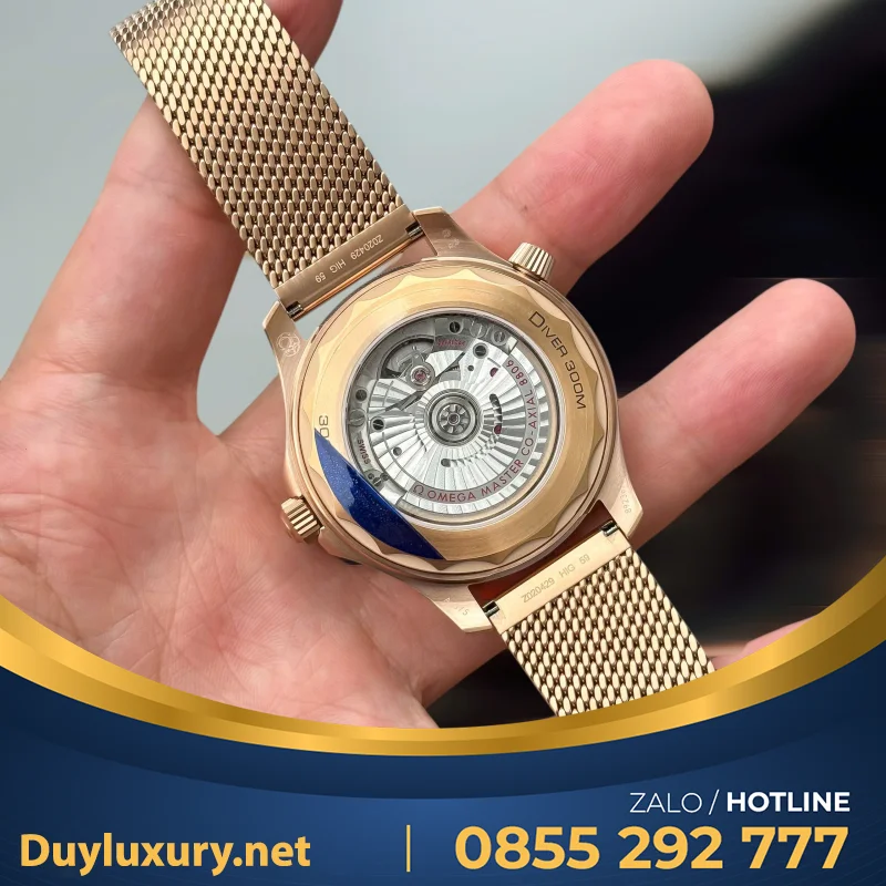 Đồng Hồ Omega Seamaster Diver 300M Bronze Gold Replica 11 Vfs 42Mm