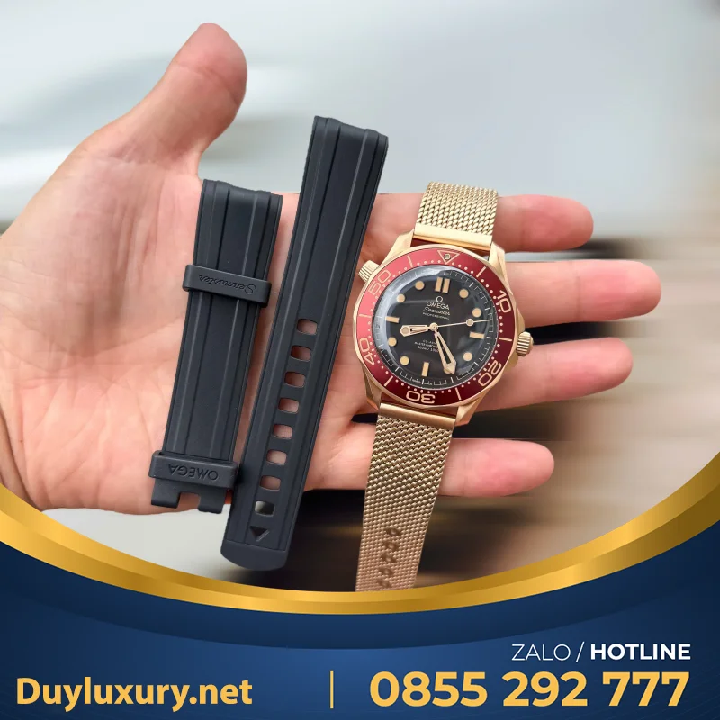 Đồng Hồ Omega Seamaster Diver 300M Bronze Gold Replica 11 Vfs 42Mm