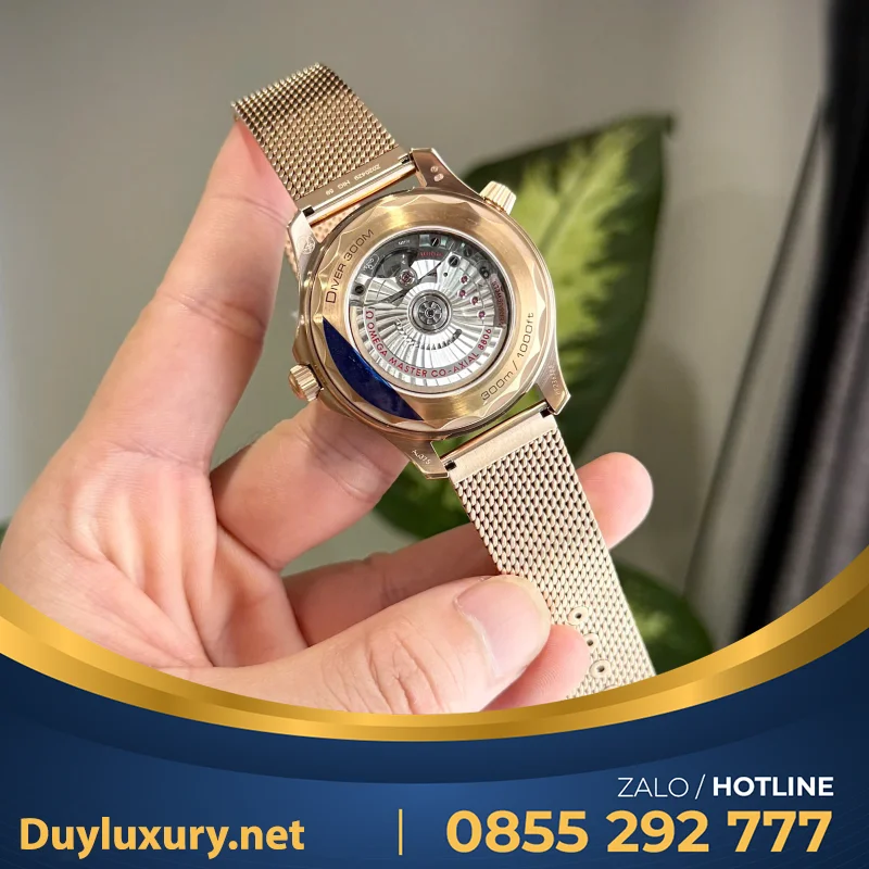 Đồng Hồ Omega Seamaster Diver 300M Co-Axial Master Chronometer Gold Rep 11 Xưởng VS 42mm