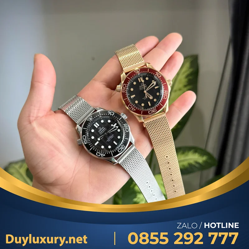 Đồng Hồ Omega Seamaster Diver 300M Co-Axial Master Chronometer Rep 11 Xưởng VS 42mm