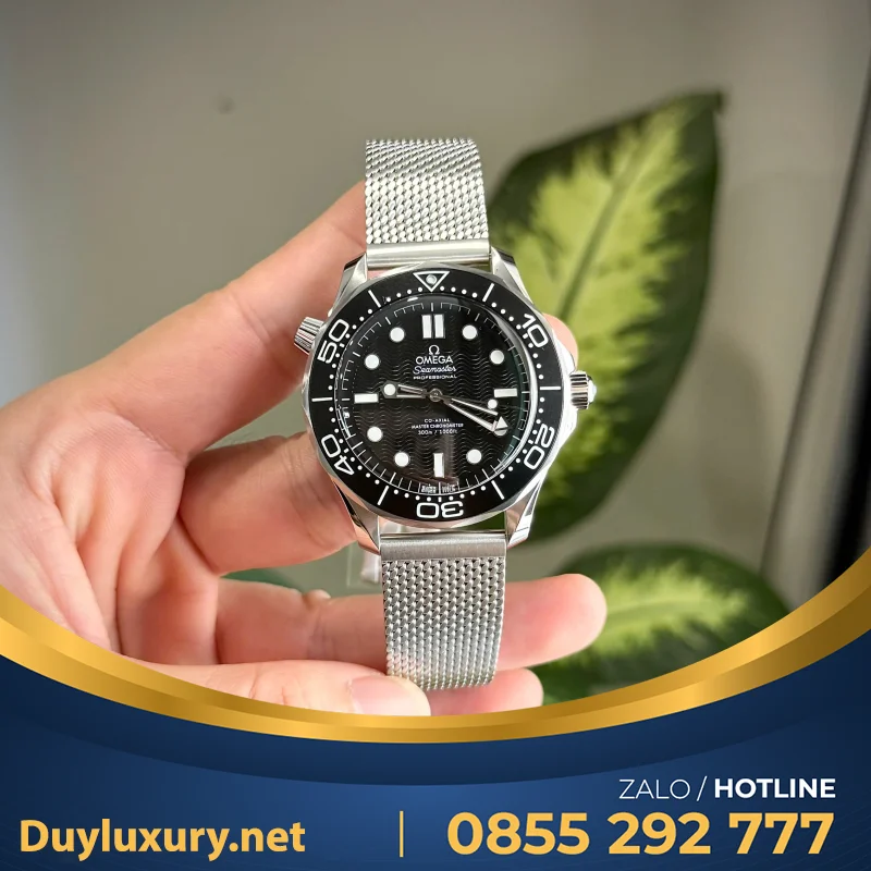 Đồng Hồ Omega Seamaster Diver 300M Co-Axial Master Chronometer Rep 11 Xưởng VS 42mm