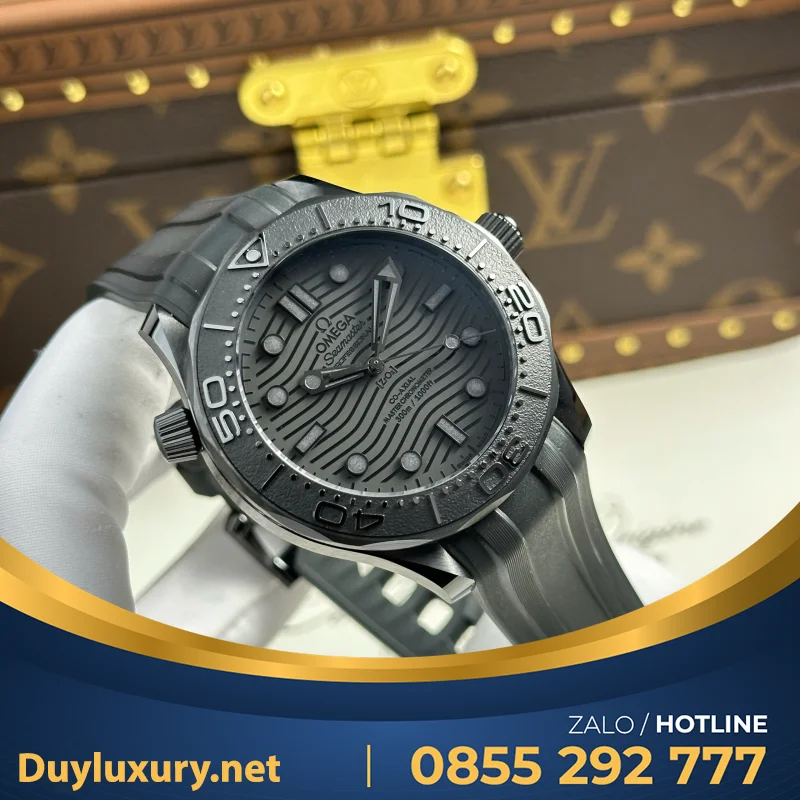 Đồng Hồ Omega Seamaster Diver 300M Replica 1:1 Mặt Số Đen VSF 42mm