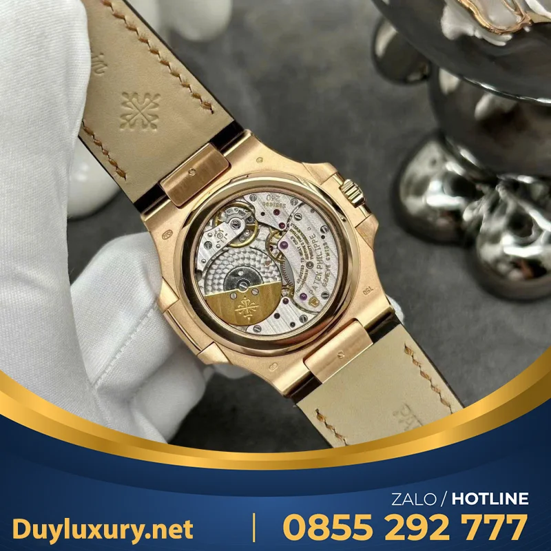 Đồng Hồ Patek Philippe 1:1 Nautilus 5712R Chế Tác Vàng Đúc 18k 40mm