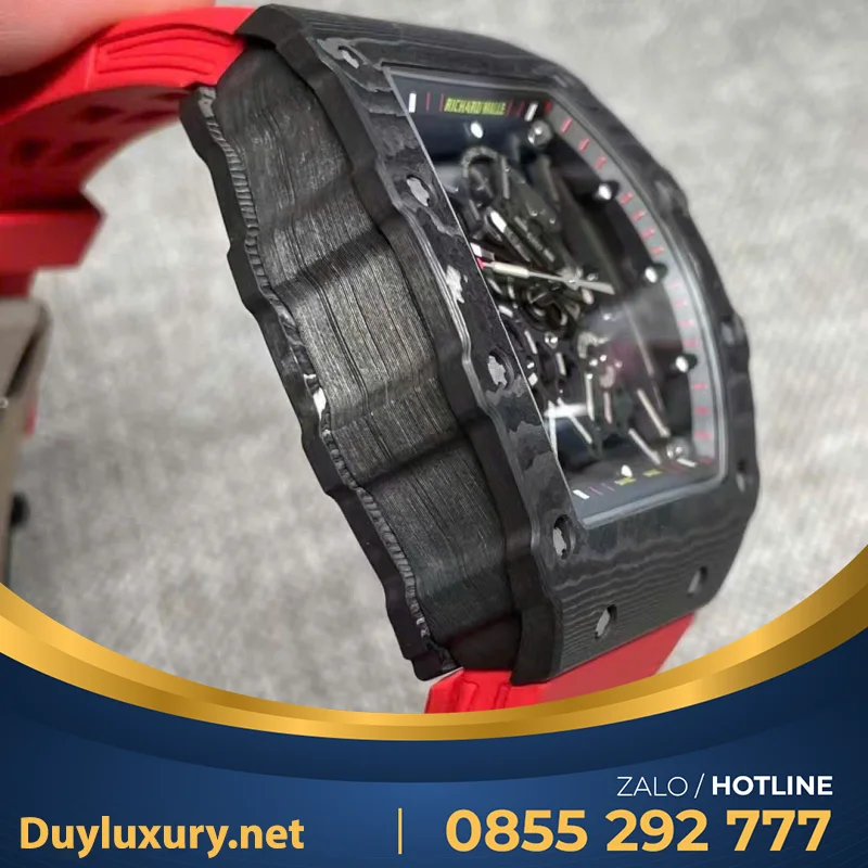 Đồng Hồ Richard mille 35-01 Chế tác vỏ Carbon Nhà Máy BBR 2024 45mm