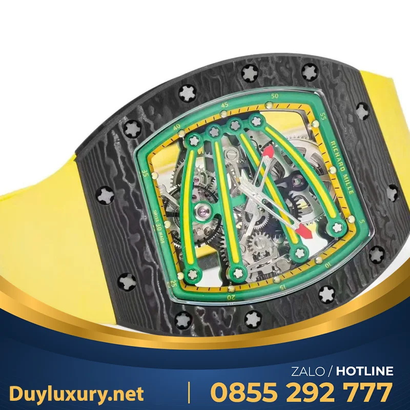 Đồng Hồ Richard Mille Chế Tác RM59-01 Carbon Tourbillon 43x50mm